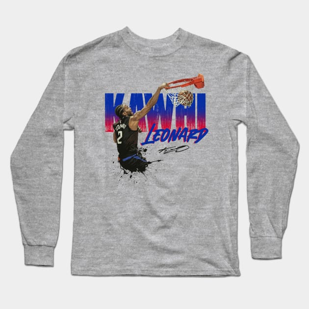 Kawhi Leonard Long Sleeve T-Shirt by Juantamad